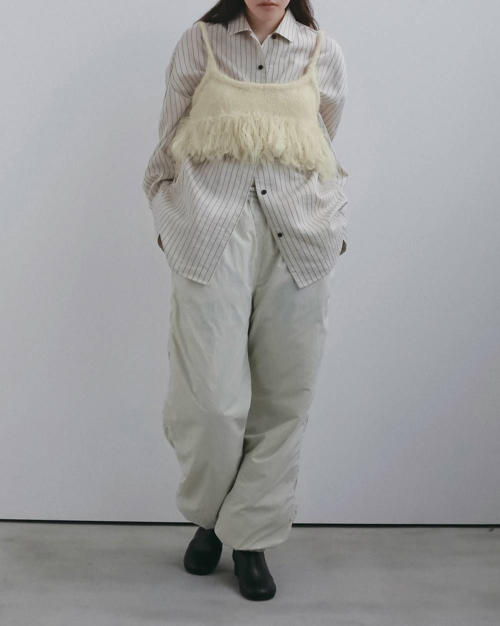 フリンジ ビスチェ (アイボリー) Fringe Bustier (Ivory) /  26AW