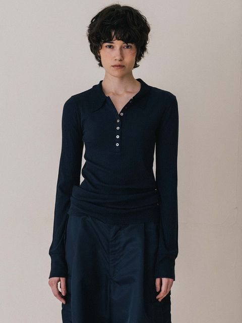 【25AW】ROLAND POLO / ローランドポロシャツ (ネイビー)
