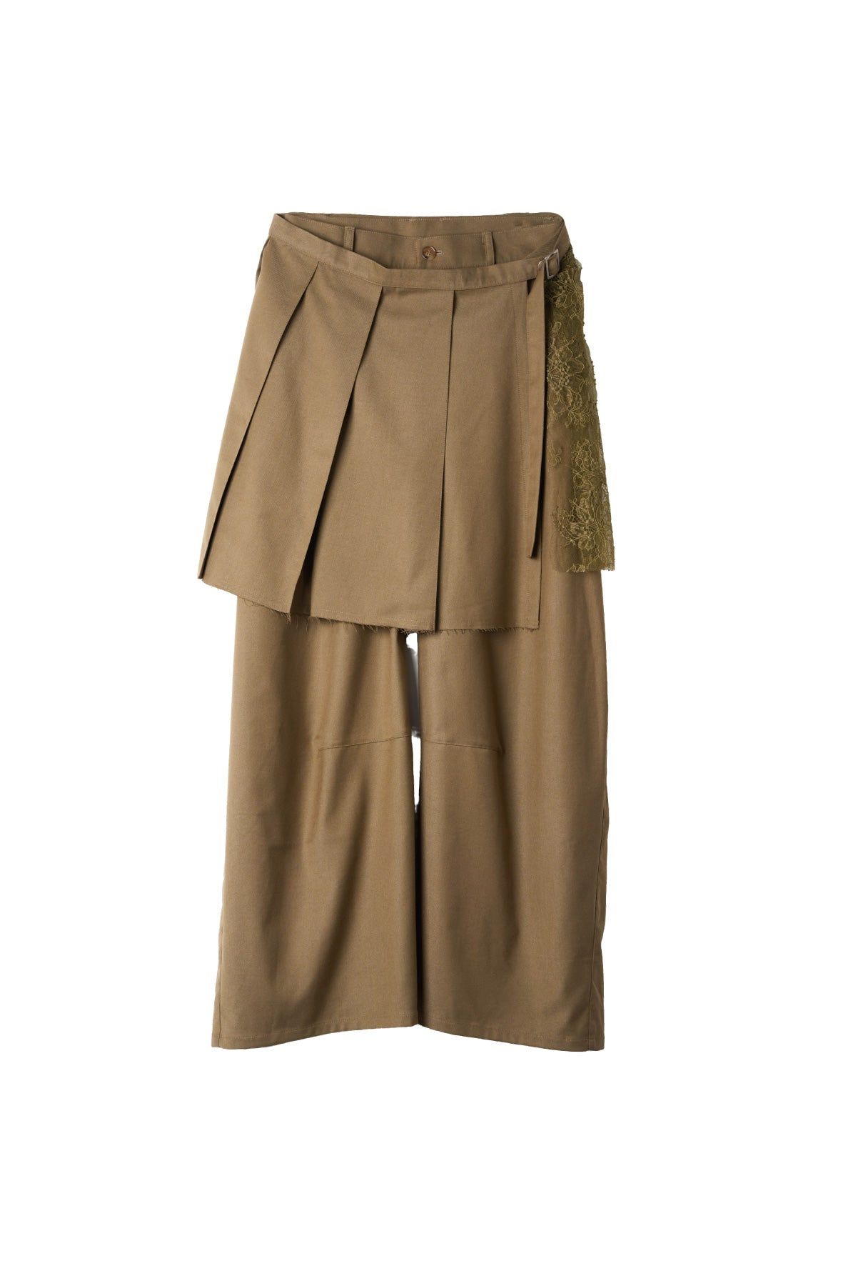 プリーツスカートパンツ (ベージュ) pleated skirt pants (Beige) / 26AW