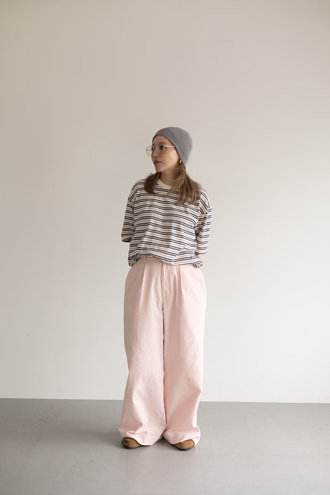 マルチボーダーTシャツ (ブルー)  Multi Border T-shirt (Blue) /  26SS