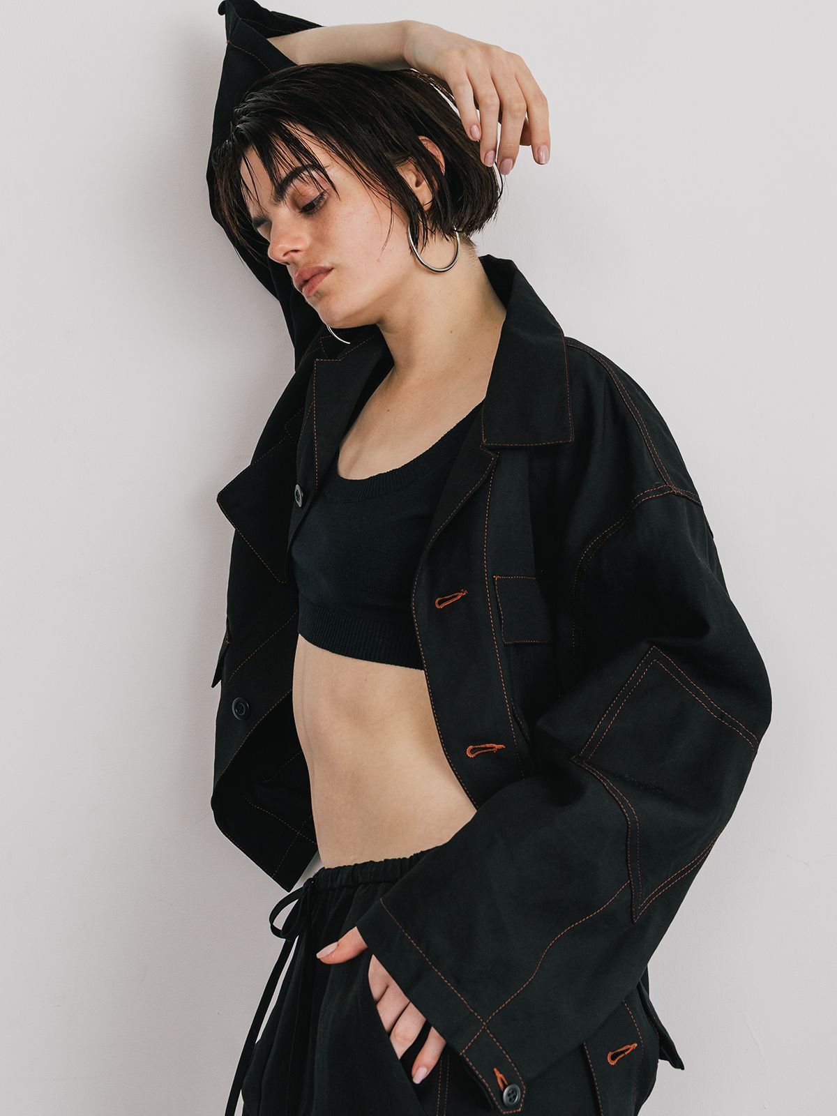 【25SS】TENCEL BDU JACKET / テンセルBDUジャケット (ブラック)