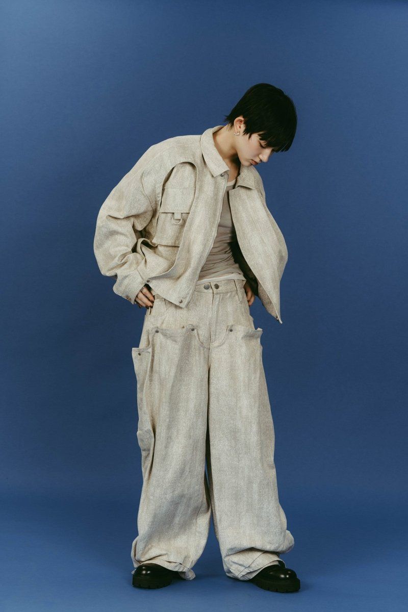 rounded pocket jacket(unisex) (Greige) / ラウンドポケットジャケット (グレージュ) / 26SS