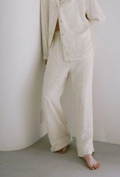 Noah jacquard pants / ジャガードパンツ (アイボリー)