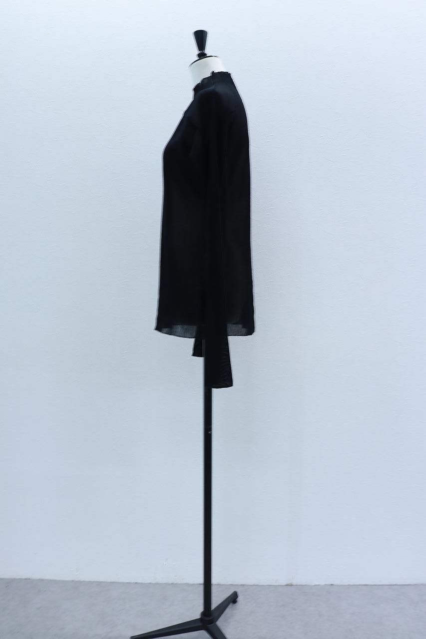コットンチュールロンT (ブラック) Cotton Tulle Long-Sleeve Tee (Black) / 26AW