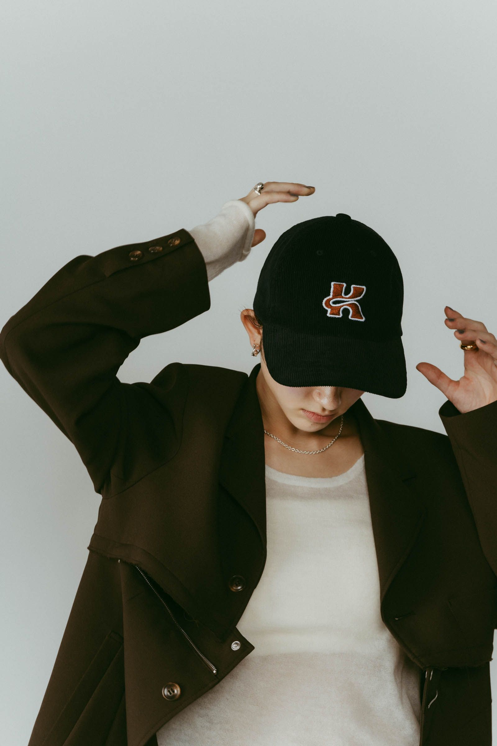 corduroy cap / コーデュロイキャップ (ネイビー) / 25AW