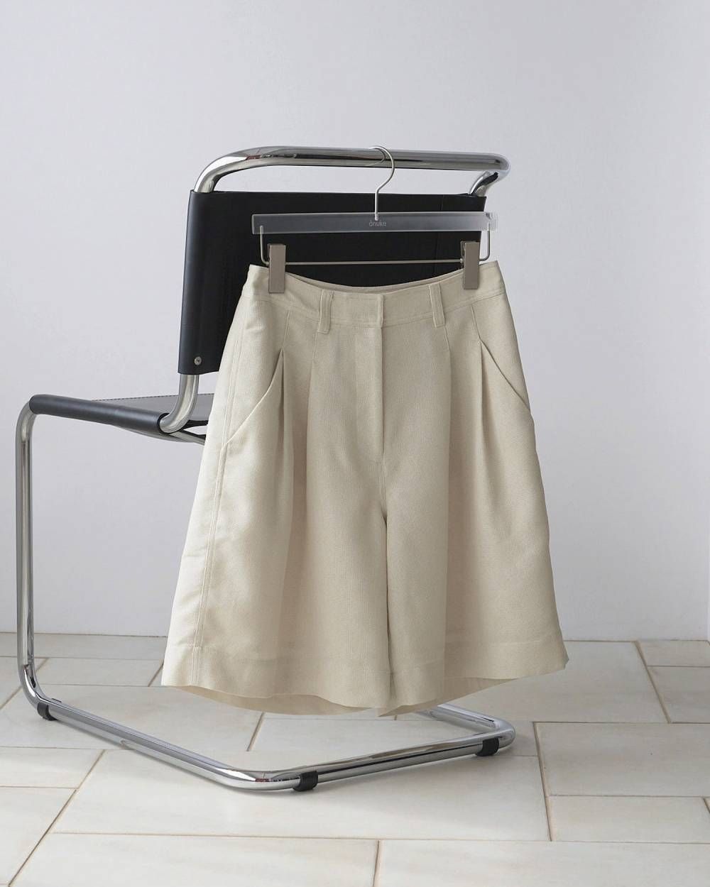 タックハーフパンツ (アイボリー) Tuck Half Pants (Ivory) / 26SS