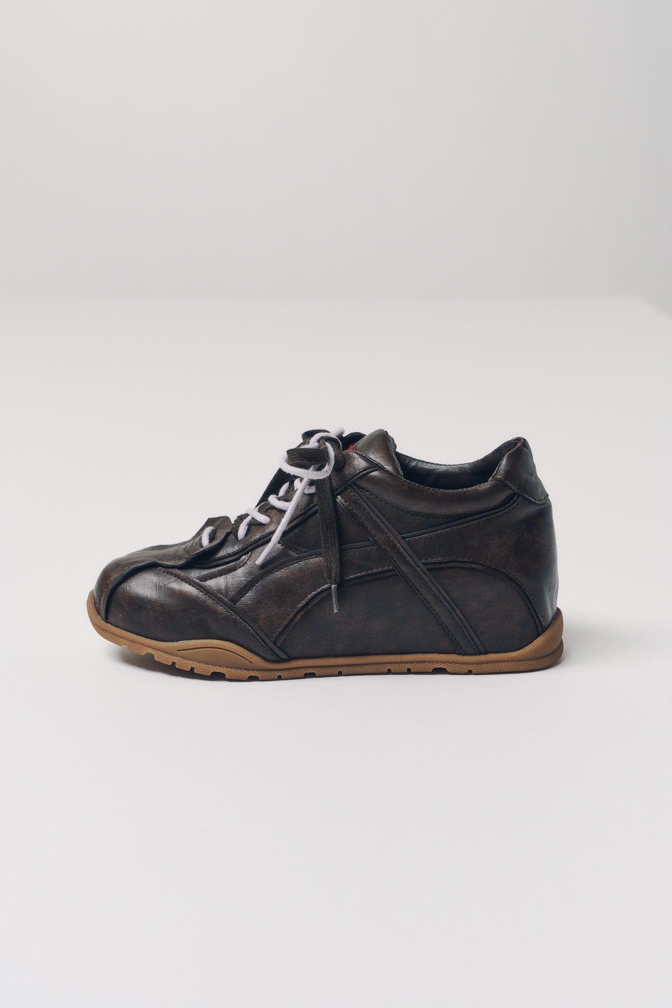 インナーリフトスニーカー (ブラウン) inner lift sneakers (Brown) / 26AW