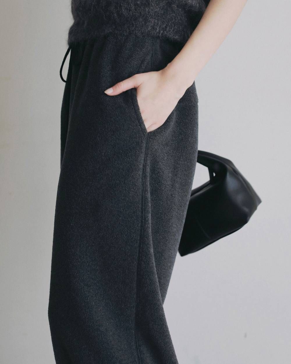 フリースラフパンツ (チャコールグレー) Fleece Rough Pants (Cgray) /  26AW