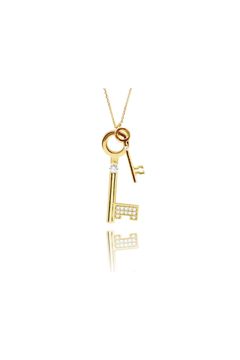 KEY NECKLACE / キー ネックレス STERLING SILVER 925 (ゴールドベルメイユ)