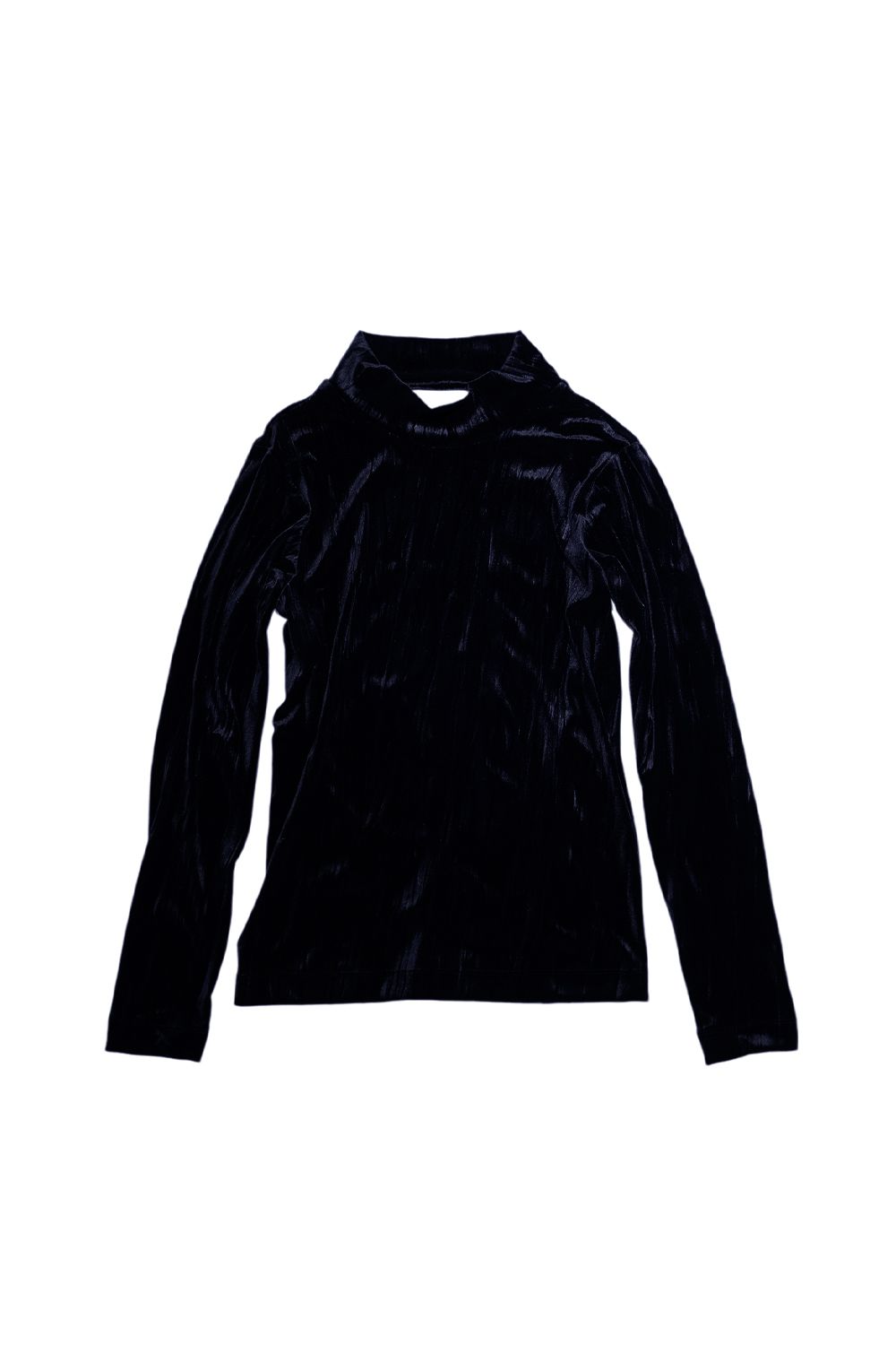 HIGH NECK SKIN TEE / ハイネック スキントップス (ブラック) / レディース