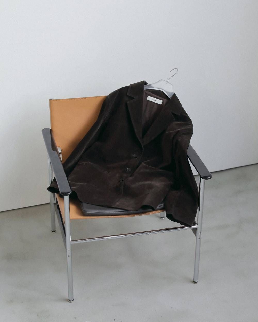 エコスエードジャケット (ダークブラウン) Eco Suede Jacket (Dark brown) / 26AW 【6月29日まで期間限定予約】