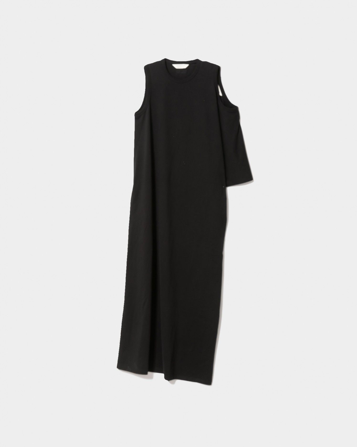 60/3 jersey two way neck dress / ジャージ 2ウェイネックドレス (ブラック)