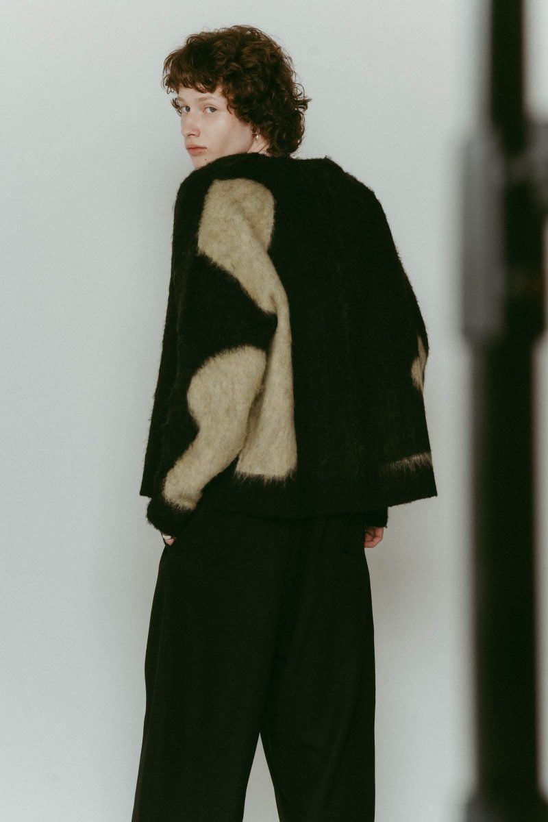 Vnack cardigan(unisex) / Vネックカーディガン (ブラック) / 25AW