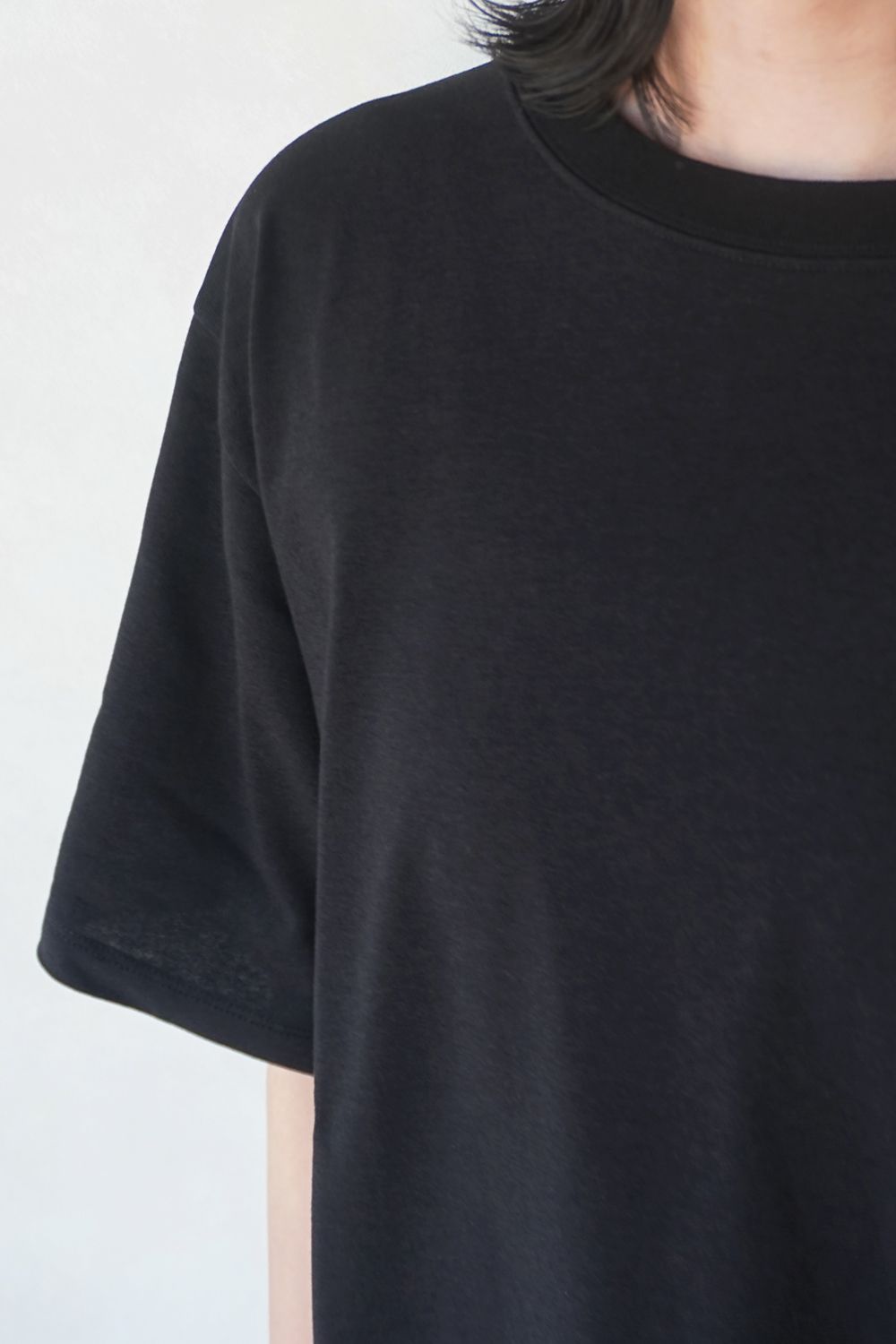 COTTON RELAX T-SHIRT / コットン リラックスTシャツ (ブラック)