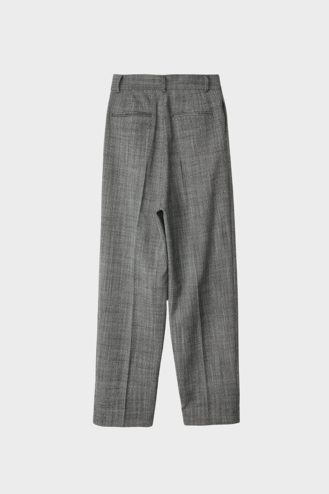 【残り1点】【24AW】WOOL 2TUCK PANTS / ウールツータックパンツ (トップグレー)