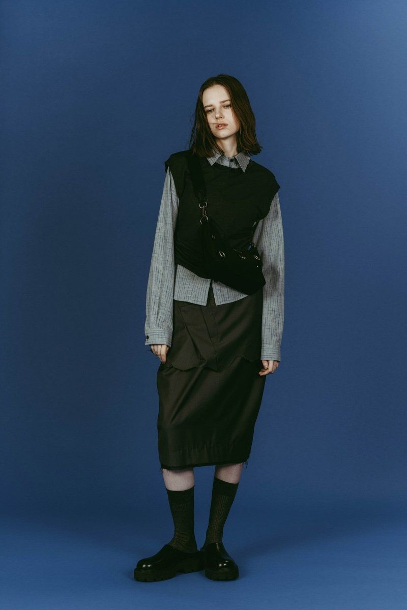 pierce mini bag (Black) / ピアスミニバッグ (ブラック) / 26SS