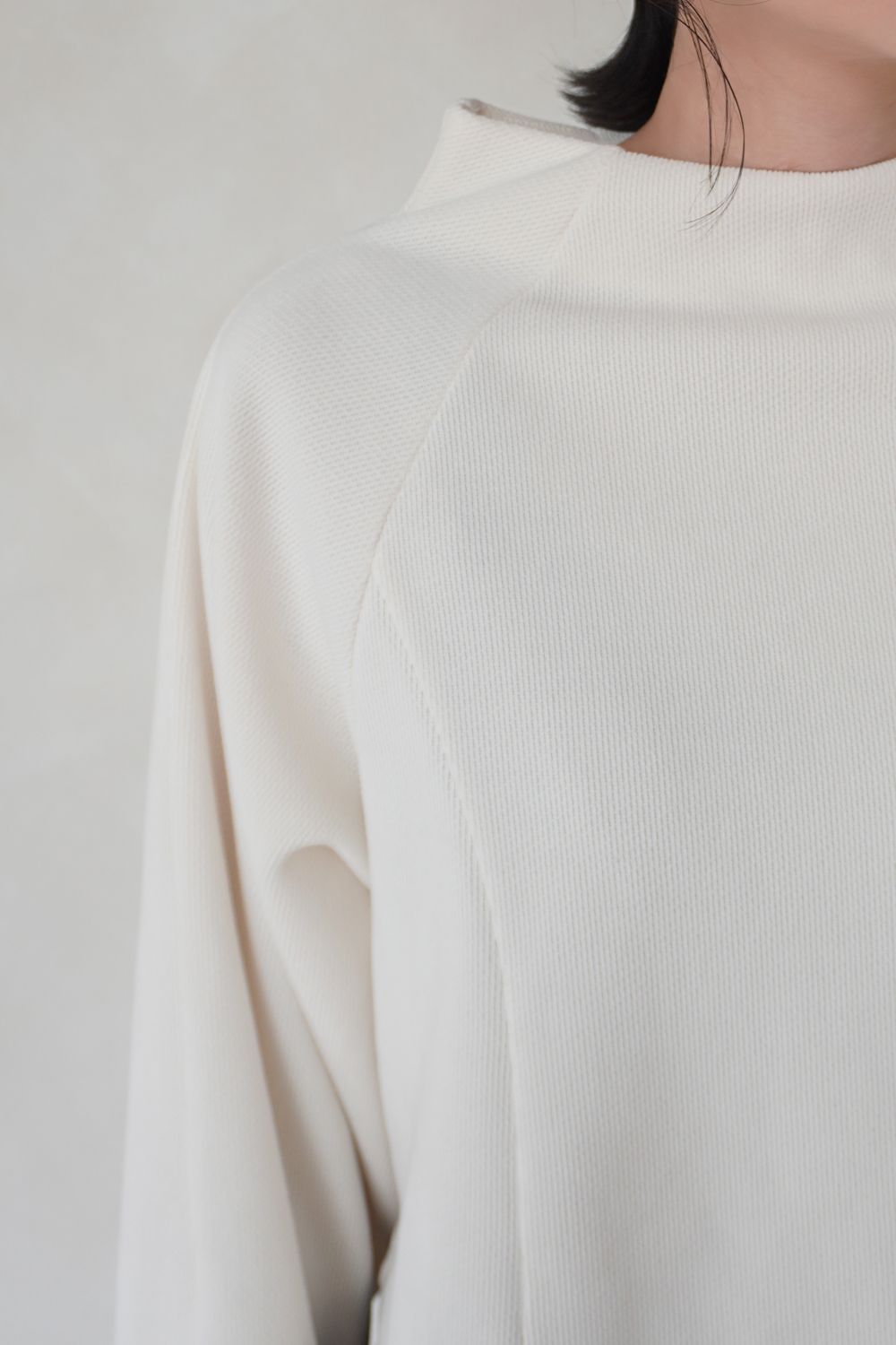 CAVEZA ROSSO - MOCKNECK CROPPED TOPS / モックネック