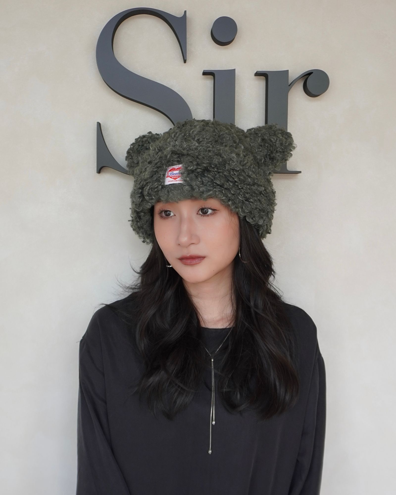 【25AW】Bear Beanie / ベアビーニー (グリーン)