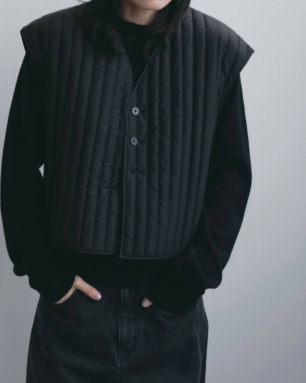 ウールフーディコート (ブラック) Wool Hoodie Coat (Black) / 26AW 【6月29日まで期間限定予約】