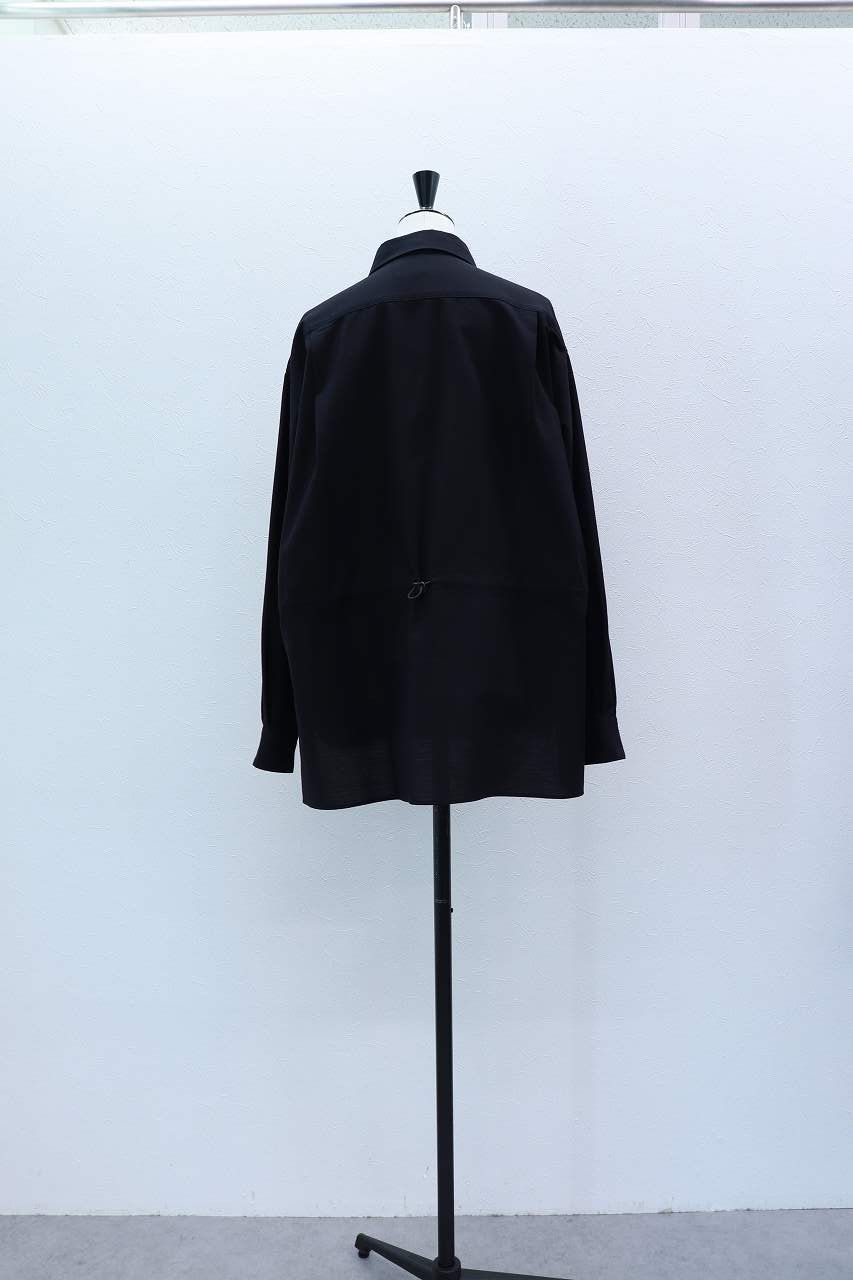 2WAY オックスフォードシャツ (ブラック) 2Way Oxford Shirt (Black) / 26AW *