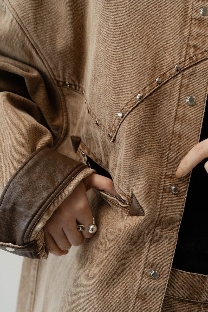 Knuth Marf - western denim over shirt(unisex) / ウエスタン