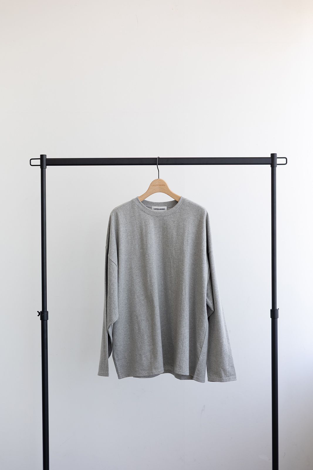 ベーシックロングTシャツ (グレー) Basic Long Sleeve T-shirt (Gray) / 26AW