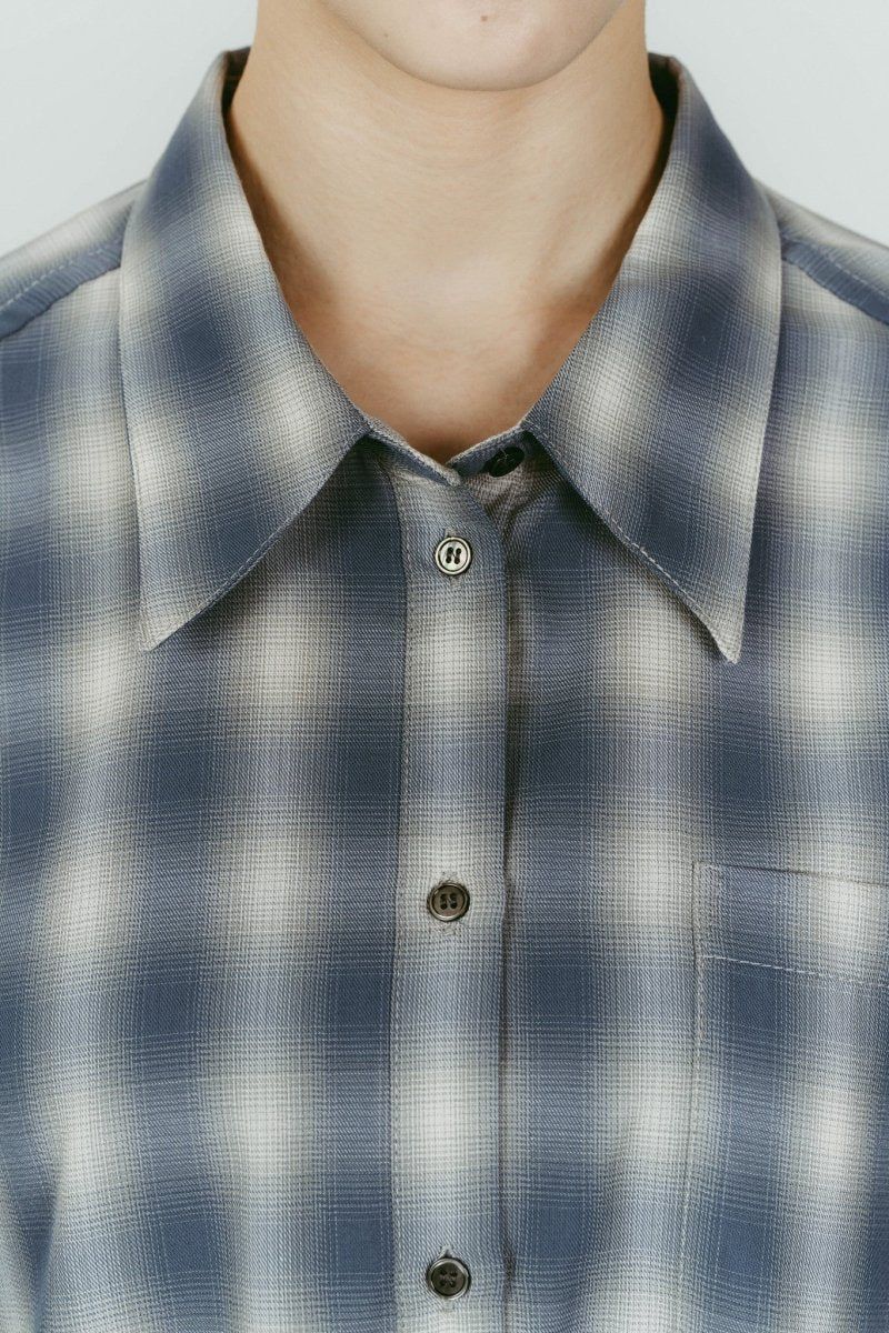 design overshirt (Blue) / デザインオーバーシャツ (ブルー) / 26SS