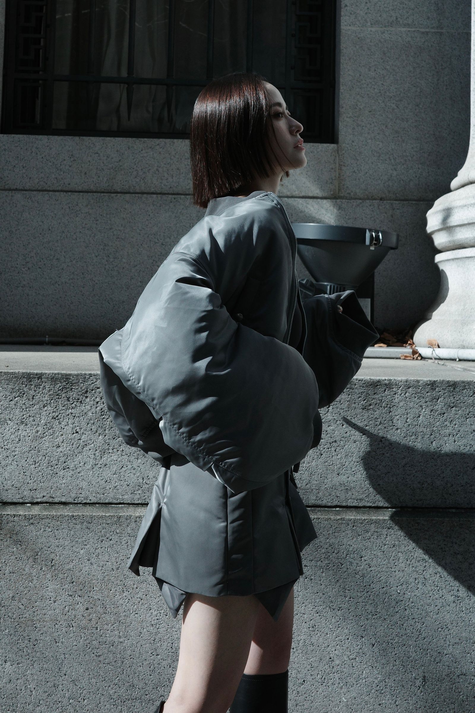 Nylon MA-1 (グレー)