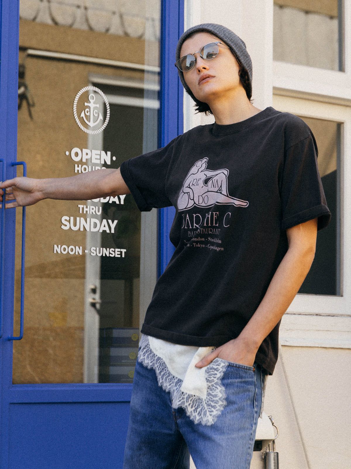 PARMANENT TEE (BAR THE C) / パーマネント Tシャツ (BAR THE C) / 26SS