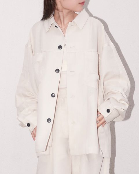 ワークポケットシャツ (アイボリー) Work Pocket Shirts (Ivory) / 26SS