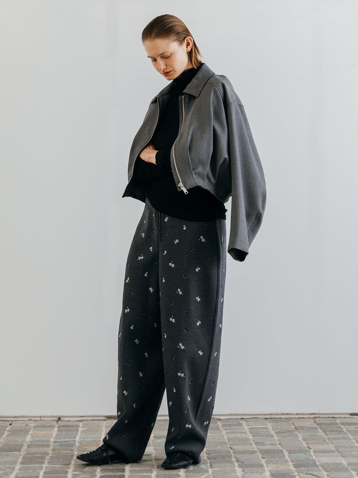 ICHIGUN TUCK JACKET / イチグン タックジャケット (Gray) / 26SS