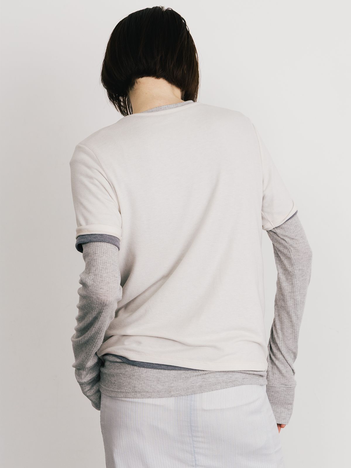 【25SS】SMOOTHY SET TEE SHIRT / スムージー セットTシャツ (アイボリー)