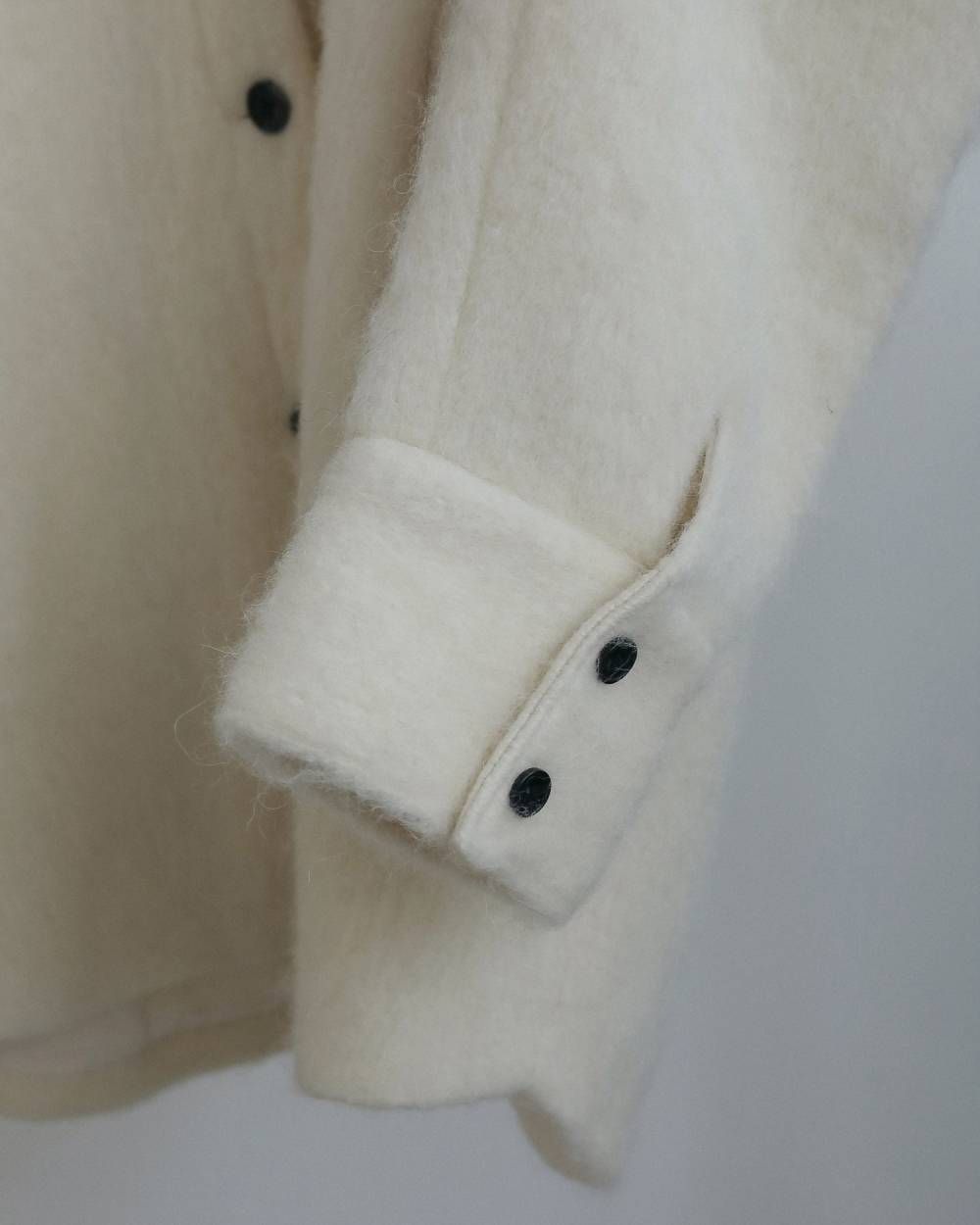 シャギーオーバージャケット (アイボリー) Shaggy Over Jacket (Ivory) / 26AW 【6月29日まで期間限定予約】