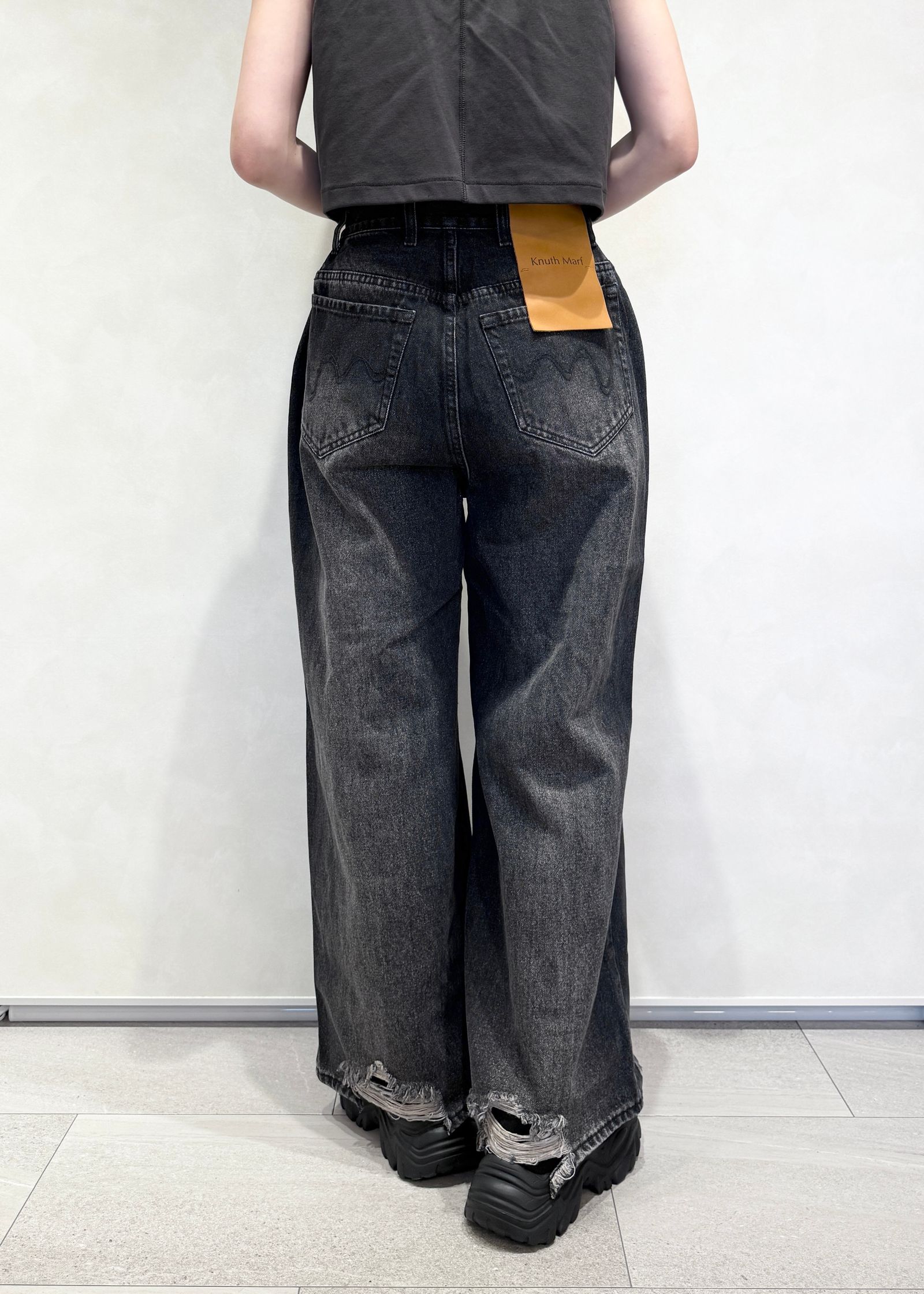 【Knuth Marf】 デニム セットアップ　希少Sサイズ Knuth Marf】 denim セットアップ 希少Sサイズ
