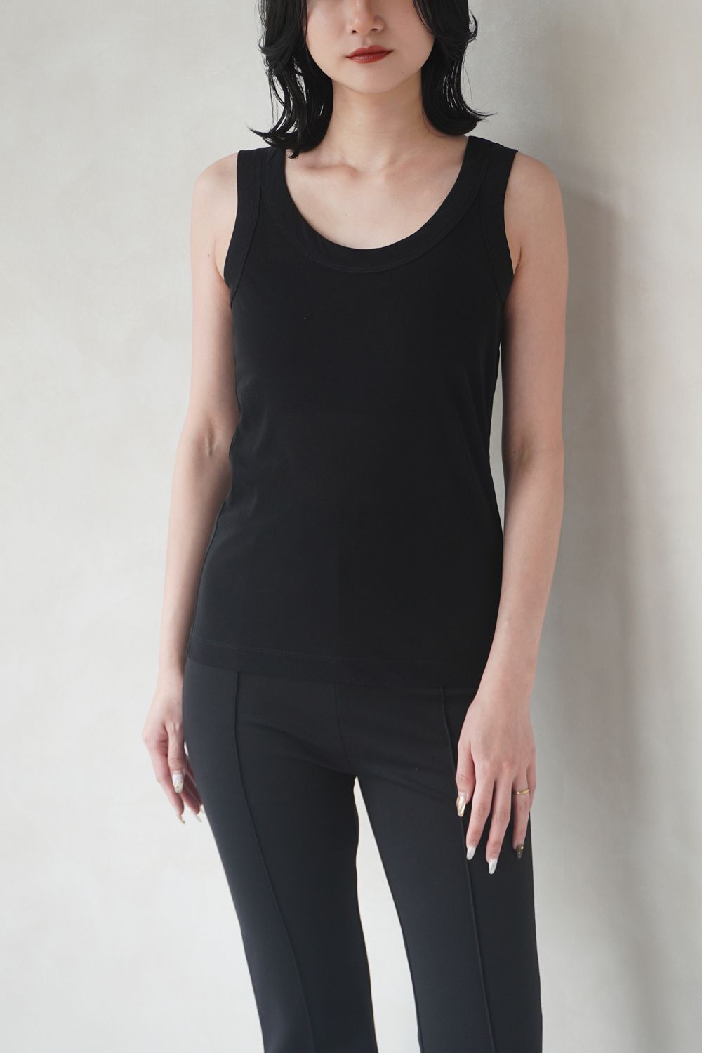 SHEF TANK TOP / ベーシックタンクトップ (ブラック)