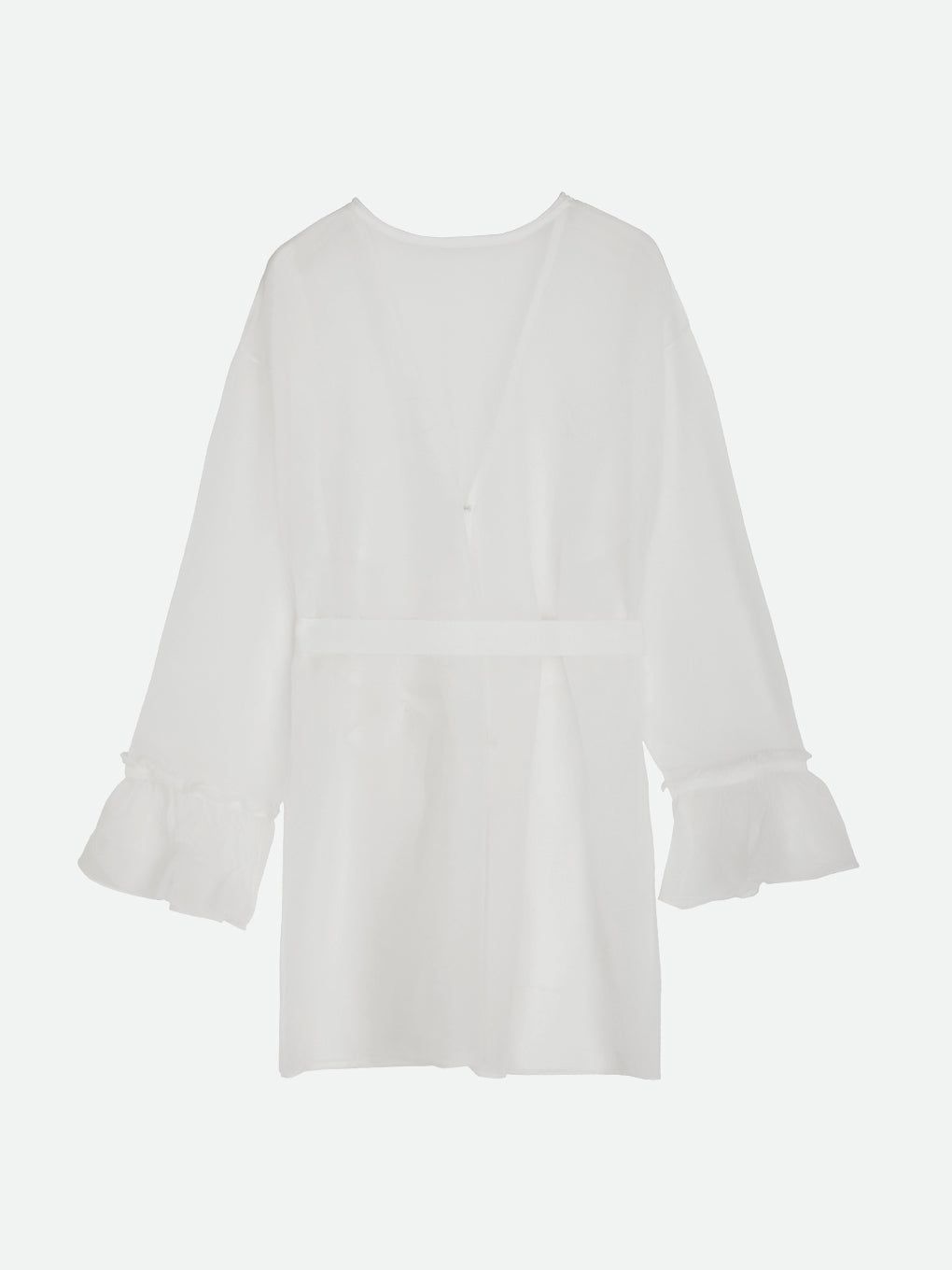 NL SHEER KNIT CARDIGAN / シアーニットカーディガン (ミルク)
