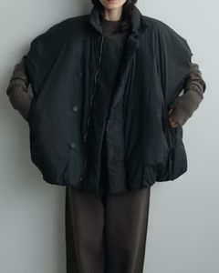 【25AW】Volume Over Vest / ボリューム オーバーパファベスト (ブラック)