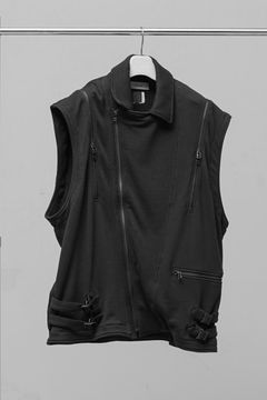 SWEAT VEST / スウェットベスト (ブラック)