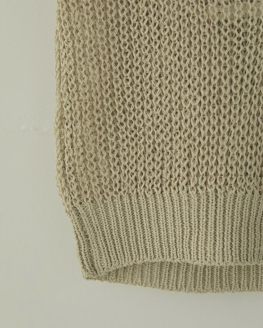 ànuke - Paperyarn Knit Tanktop / ペーパーヤーン ニットタンク