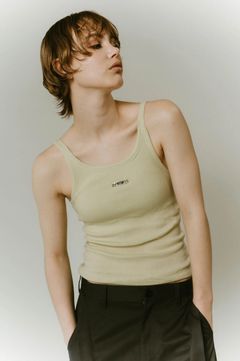 【KnuthMarf × PALM】cap in rib tank top / カップインリブタンクトップ (ライム) / 25SS