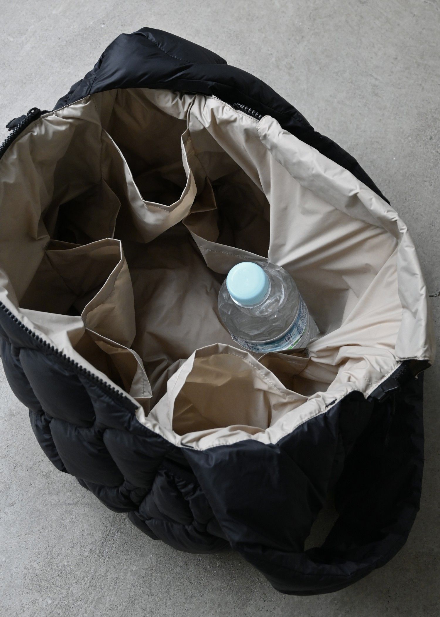 【TAION × WILLFULLY】quilting shoulder down bag / タイオンコラボ キルティングショルダーバッグ (ブラック) / 25AW /