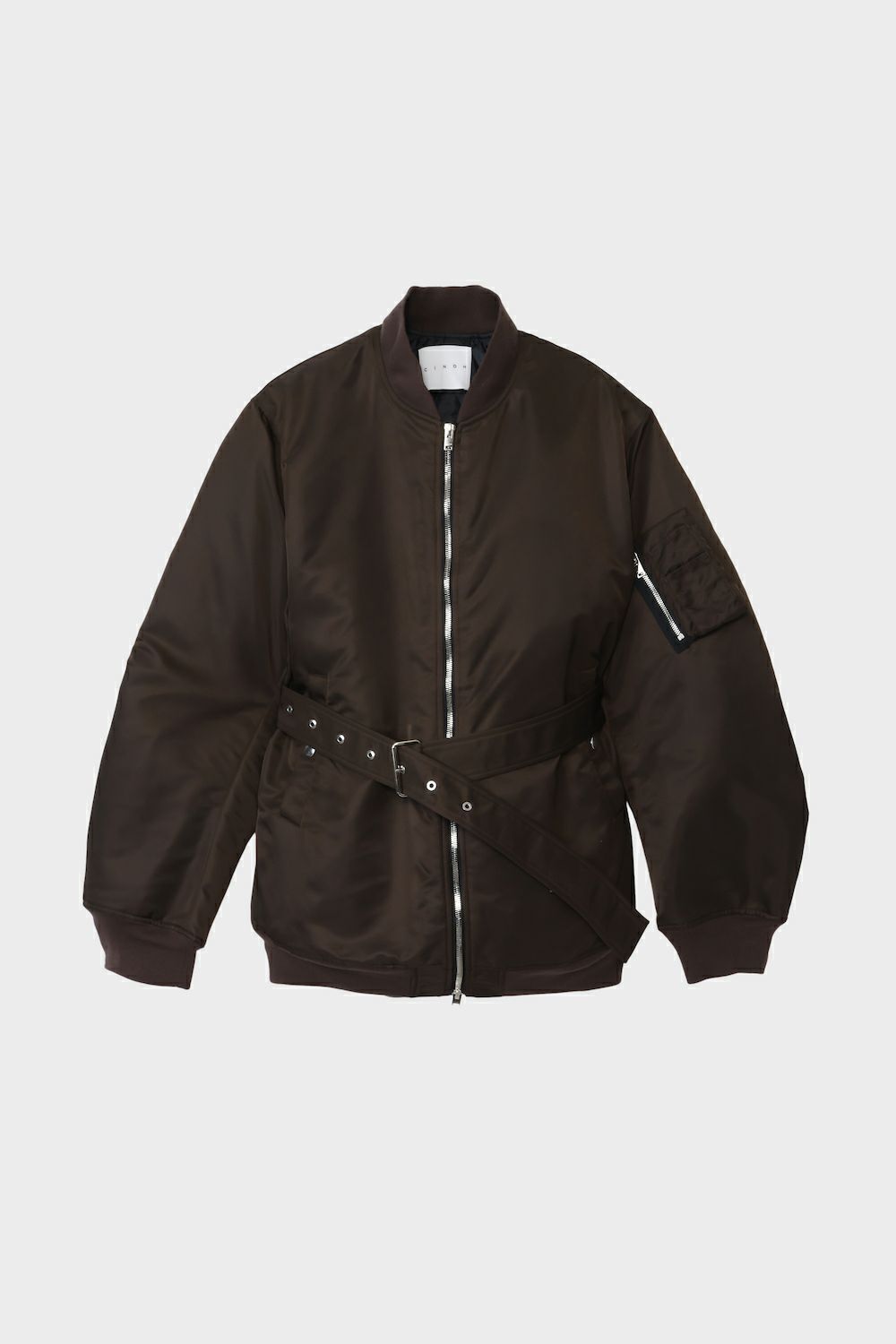 【25AW】MA-1 / リモンタナイロン フライトジャケット (ブラウン)