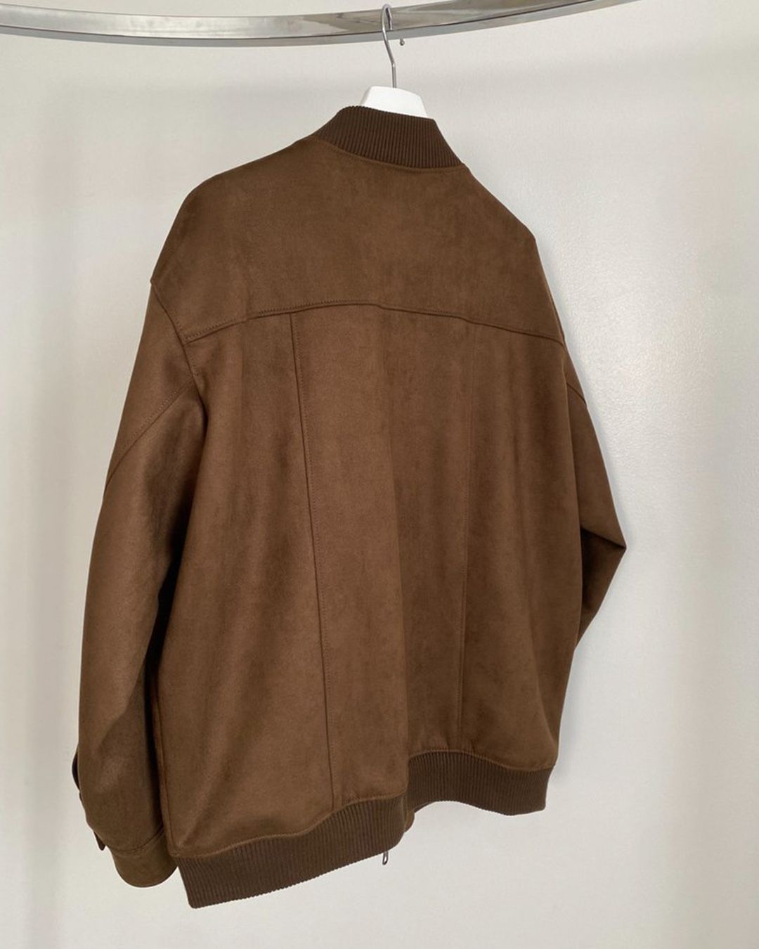 【先行予約】【26TH-04】フェイクスエードブルゾン (ブラウン) Fake Suede Blouson (Brown) /  エコファー  /  フェイクファー 【受注期間6/14 23:59まで】