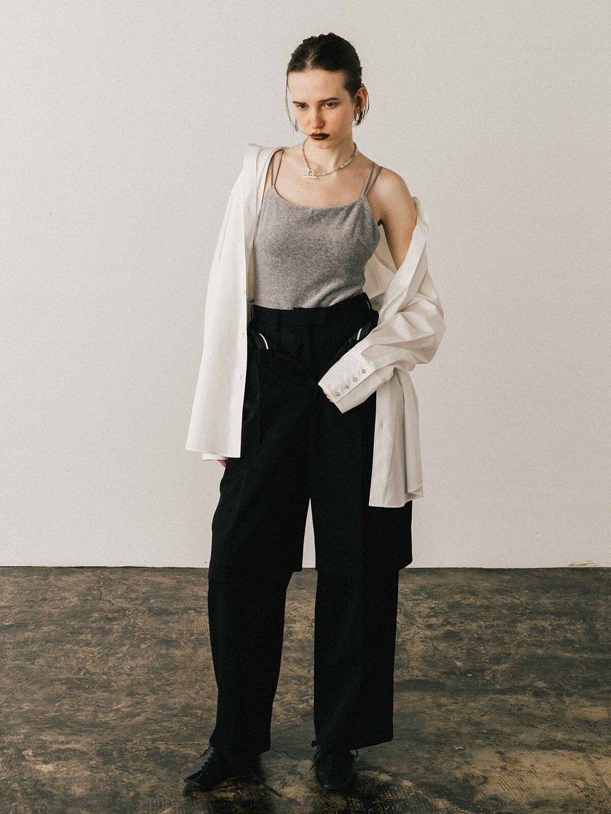 CREDONA アイボリー 長袖シャツ CREDONA - 【25AW】THE SHIRT / ザ シャツ (ホワイト) | Sir