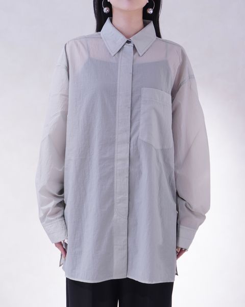 シアーリップストップシャツ (アイスブルー) Sheer Ripstop Shirts (I/blue) / 26SS