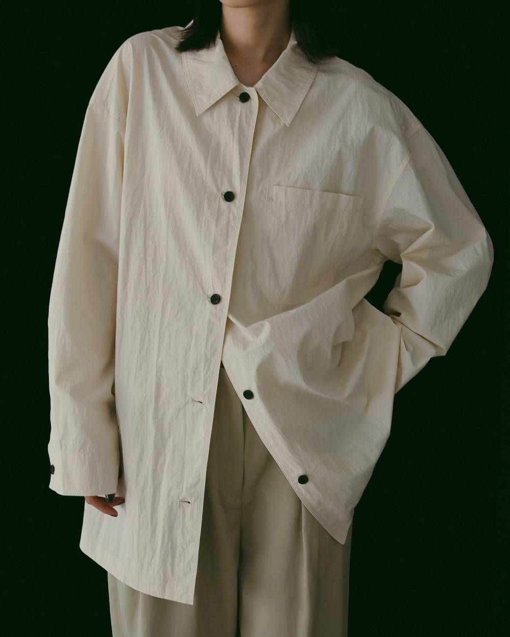 Over Pocket Shirts / オーバーポケットシャツ (Ivory) / 26SS