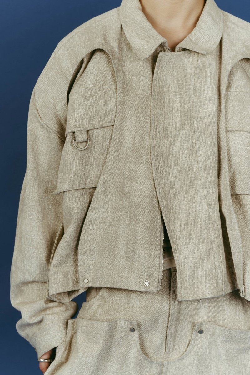 rounded pocket jacket(unisex) (Greige) / ラウンドポケットジャケット (グレージュ) / 26SS