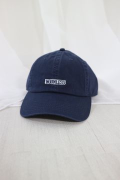 NOUNLESS COLLEGE LOGO CAP / ナウンレスカレッジロゴキャップ (ネイビー)
