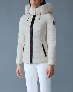 【25AW】PATSY-BX / ファー付きストレッチダウンジャケット (トレンチ)