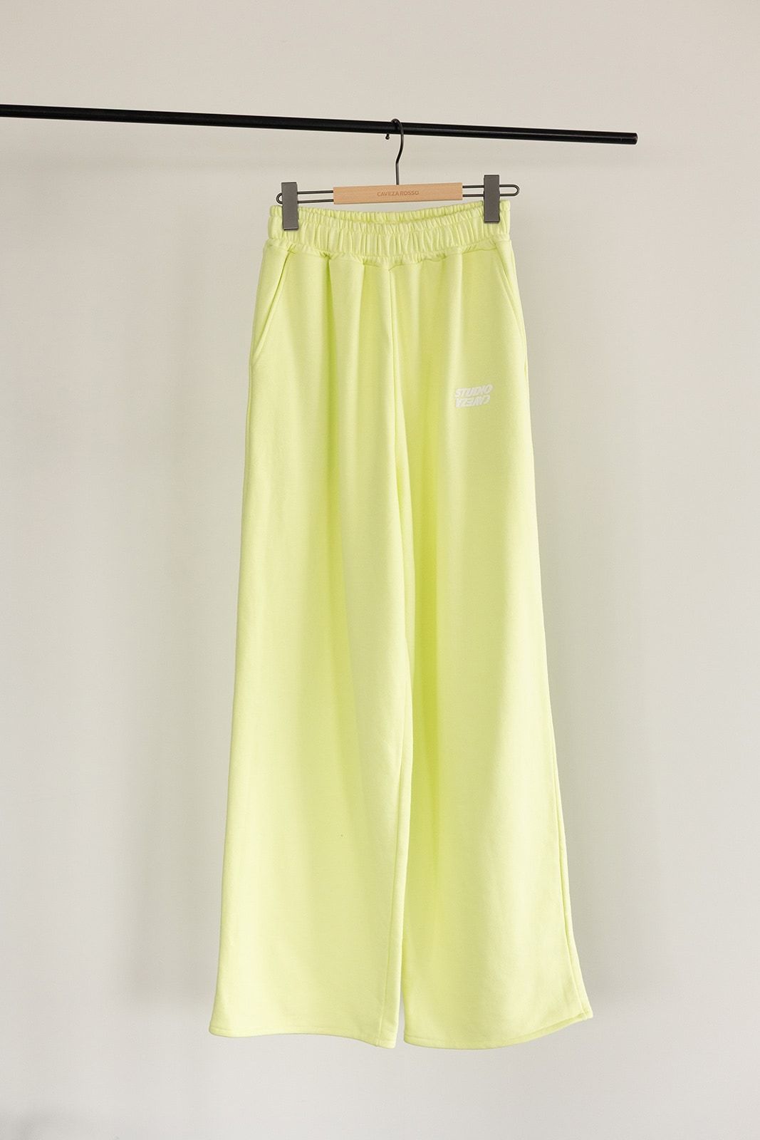 STUDIO CAVEZA Print Sweat Pants (Lemon) / スタジオカベサ プリントスウェットパンツ (レモン) / 26SS